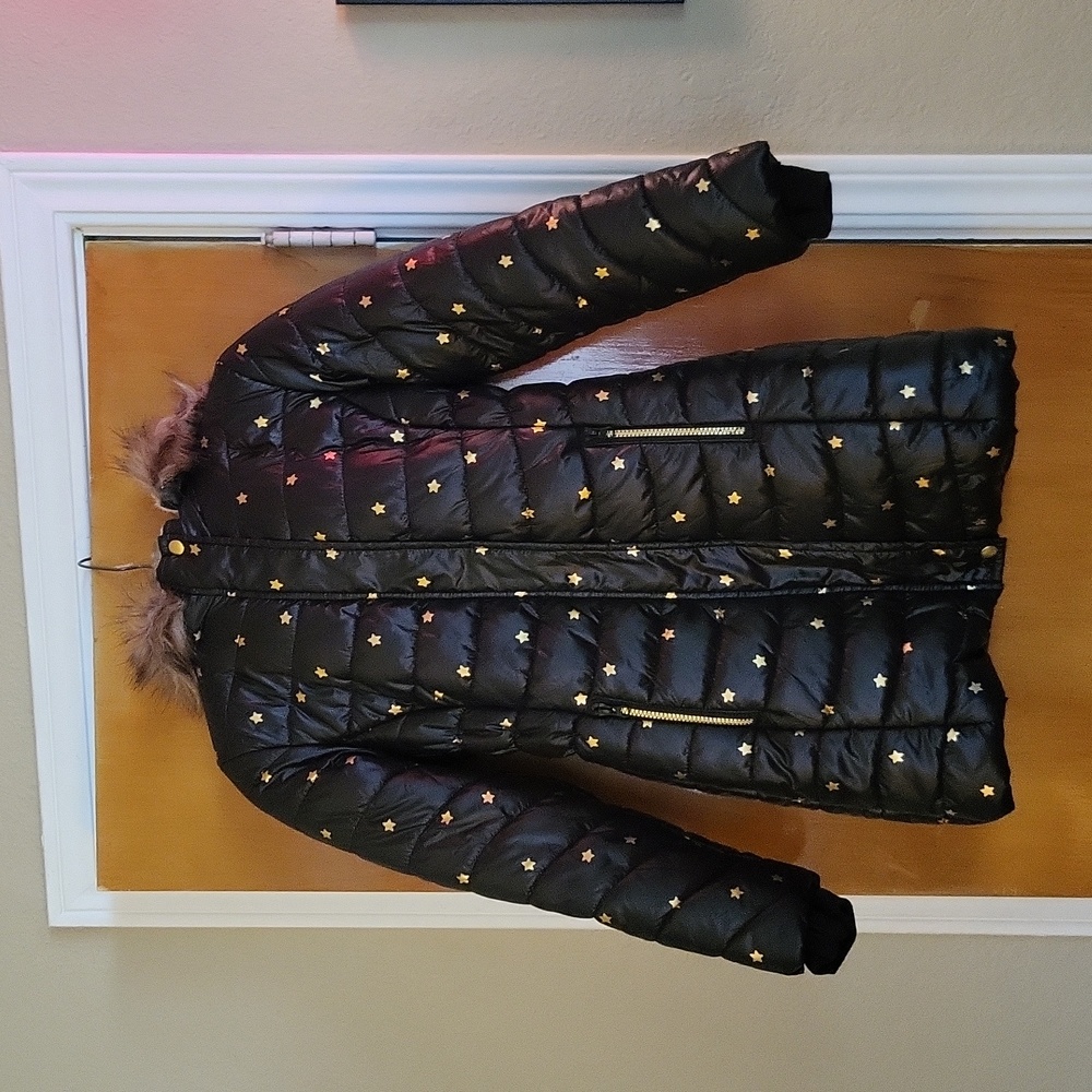 Cat & Jack Puffer Coat, Size 10/12